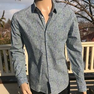 Men's Dress Shirt Italian Fabric M
